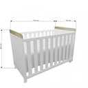 Ver imagem 5 de Quarto de Bebê com Berço 3 em 1 Roupeiro 3 Portas 2 Gavetas Cômoda 4 Gavetas Portugal Móveis Bonatto