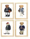 Ver imagem 1 de Kit Quadro Decorativo Esporte Urso Rl Polo Rauph Lauren Quarto Criança Bebê Enxoval