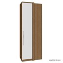 Ver imagem 1 de Guarda Roupa Modulado 01 Porta Deslizante 245cm Canto Reto Setiba