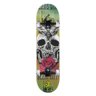Skate Iniciante Wood Light Skull Flower - 1