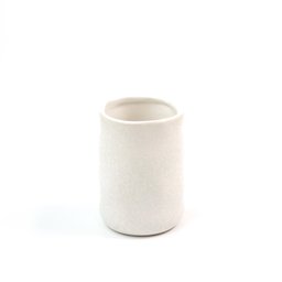 Porta Objetos de Cerâmica Orgânico Branco - Oikos - 1
