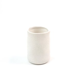 Porta Objetos de Cerâmica Orgânico Branco - Oikos
