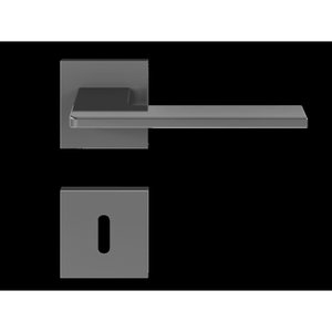 Fechadura Sara Grafite Polido Interna