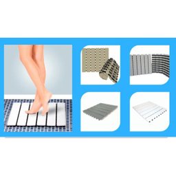 Tapete Estrado Antiderrapante para Banheiro Box na Cor Cinza - 3