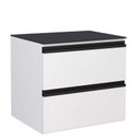 Ver imagem 1 de Gabinete Para Banheiro Aço Gaia 60 Sem Cuba Cozimax Branco