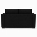 Ver imagem 2 de Sofá Namoradeira 3 Lugares 200cm Preto Suede Black House Decor