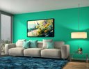 Ver imagem 2 de Quadro Decorativo Abstrato Canvas Premium Flores Jardim Flor Salas Gg