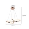 Lustre Pendente 35w Led Integrado Moderno 3 Em1 Bivolt Cobre - 6