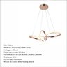 Lustre Pendente 35w Led Integrado Moderno 3 Em1 Bivolt Cobre - 9