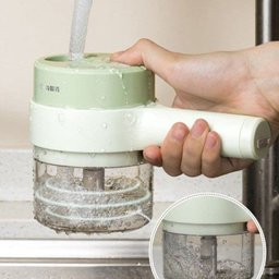 Processador de Alimentos sem Fio Multifuncional Recarregável Triturador Cortador Fatiador Moedor Elé - 3