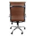 Ver imagem 4 de Cadeira Eames Esteirinha Presidente Escritório Boston Eames Alta - Marrom