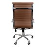 Cadeira Eames Esteirinha Presidente Escritório Boston Eames Alta - Marrom - 4