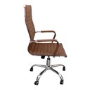 Ver imagem 4 de Cadeira Eames Esteirinha Presidente Escritório Boston Eames Alta - Marrom