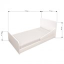 Ver imagem 6 de Quarto de Bebê Completo com Berço 3 em 1 Cômoda 4 Gavetas 1 Porta Portugal Móveis Bonatto