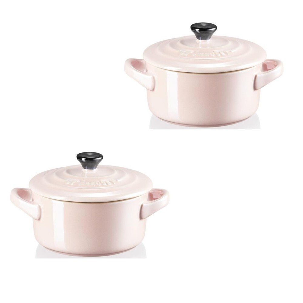Mini Cocotte Cerâmica 250ml Le Creuset Chiffon Pink 2 UND MadeiraMadeira