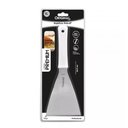 Ver imagem 5 de Espátula Reta 4" Raspadora Cortador Pão Hamburguer Chapa Aço Inox Cozinha Gourmet Fritar 26,5cm Orig