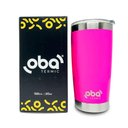 Ver imagem 2 de Copo Térmico Rosa com Tampa 591ml Acoplado Um Abridor de Garrafas