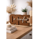 Ver imagem 1 de Letreiro 3d Ore e Confie Miira Studio Fé Moderna