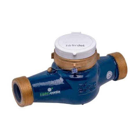 Hidrômetro Metálico Multijato 10l/pulso Dn50 2-polegadas Hidrojet