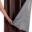 Ver imagem 2 de Cortina Daily Varão 2m Blackout PVC 2,80MX2,30m Sala Quarto Marrom