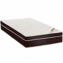 Ver imagem 1 de Colchão Solteiro Ortopédico 88x188x27 Pillow D28 Exclusive Marrom Branco - Ortobom