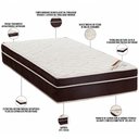 Ver imagem 2 de Colchão Solteiro Ortopédico 88x188x27 Pillow D28 Exclusive Marrom Branco - Ortobom