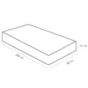 Ver imagem 3 de Colchão Solteiro Ortopédico 88x188x27 Pillow D28 Exclusive Marrom Branco - Ortobom