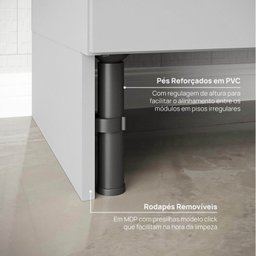 Cozinha Modulada 5 Peças 4 Aéreos 1 Balcão Nara Cabecasa Madeiramadeira - 16