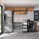 Ver imagem 6 de Cozinha Modulada 5 Peças 4 Aéreos 1 Balcão Nara CabeCasa MadeiraOriginals