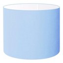 Ver mais imagens de Cúpula Abajur e Luminária Cilíndrica Vivare Cp-7017 Ø40x21cm - Bocal Nacional Azul-bebê