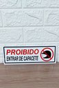 Ver imagem 7 de Kit 2 Placa de Sinalização Proibido Entrar de Capacete 10x30