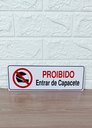 Ver imagem 6 de Kit 2 Placa de Sinalização Proibido Entrar de Capacete 10x30