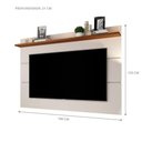 Ver imagem 2 de Painel para TV Bianca 55 Polegadas 180cm MDP Off White Nature Germai Móveis