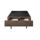 Ver imagem 5 de Base Box Casal com Sapateira 138x188x30cm  Suede Areia