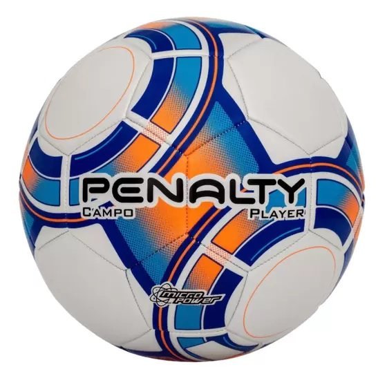 Bola Campo Penalty Líder XXII - Amarelo/Preto/Azul - Bola Campo