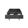 Base Box Casal com Sapateira 138x188x30cm  Suede Cinza - 5