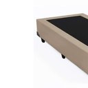 Ver imagem 2 de Cama Box Blindado Solteiro Loja Xerife Sintético Bege 40x88x188