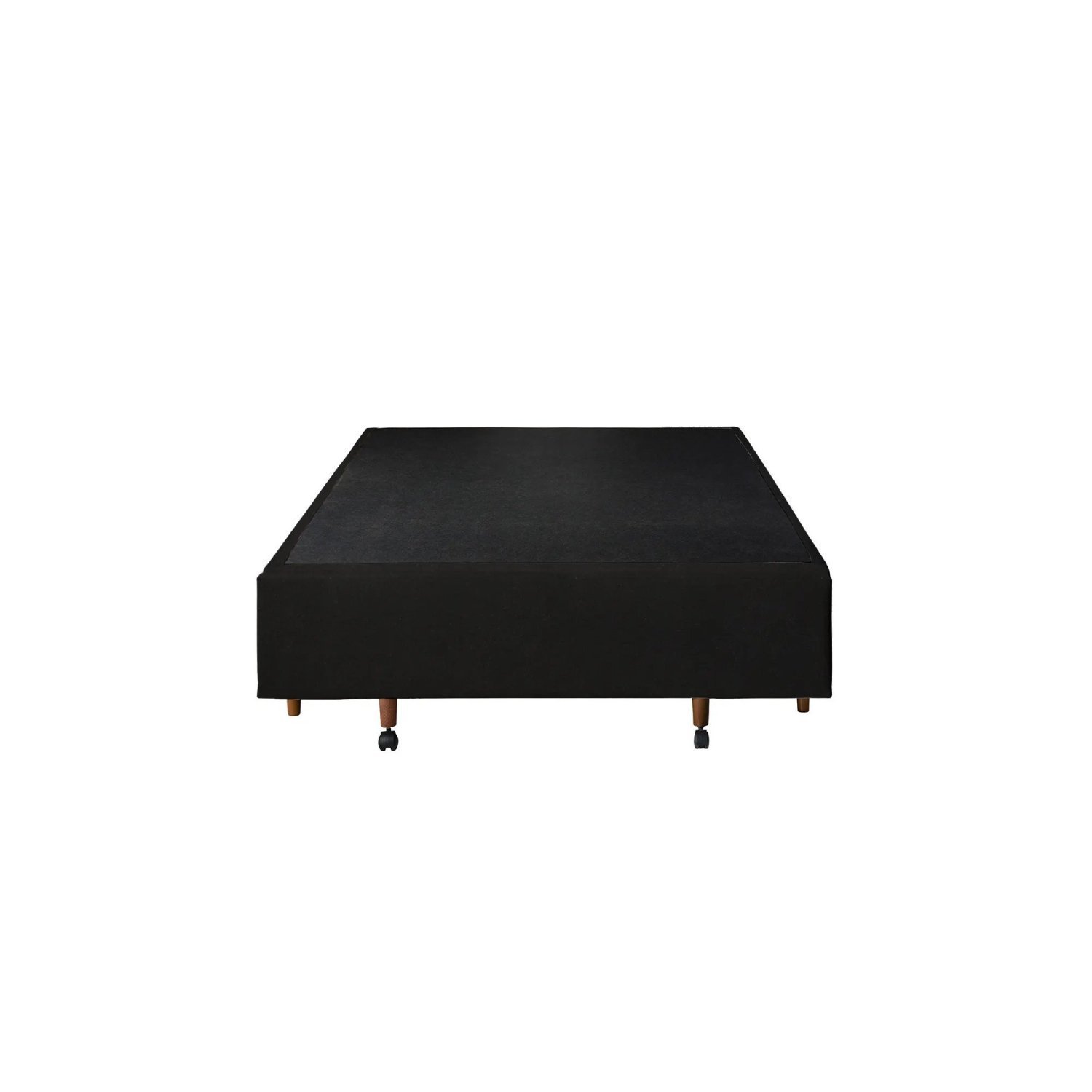 Base Box Casal com Sapateira 138x188x30cm  Suede Preto - 6