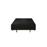 Base Box Casal com Sapateira 138x188x30cm  Suede Preto - 6