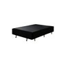 Base Box Casal com Sapateira 138x188x30cm  Suede Preto - 3