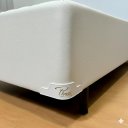 Ver imagem 4 de Base Cama Box Solteiro com Cama Auxiliar Conjugada:corino Branco/solteiro