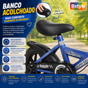 Ver imagem 7 de Bicicleta Infantil Aro 12 Azul Baby Style Speedy com Rodinhas Removíveis Cesto Cestinha Menino Freio