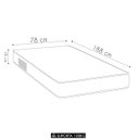 Ver imagem 3 de Colchão Solteiro Iso 1.0.0 Ortopillow Espuma D33 78x188x18cm - Ortobom