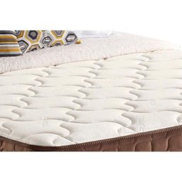 Cama Box Baú King: Colchão Molas Anjos King Best Superlastic + Base CRC Courano Brown(193x203) - 5