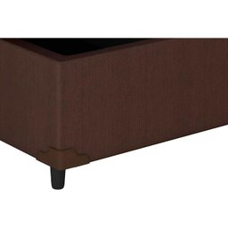 Cama Box Baú King: Colchão Molas Anjos King Best Superlastic + Base CRC Courano Brown(193x203) - 6