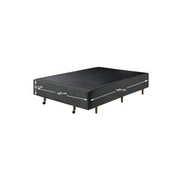 Base Box Queen com Sapateira 158x198x30cm  Suede Cinza - 2