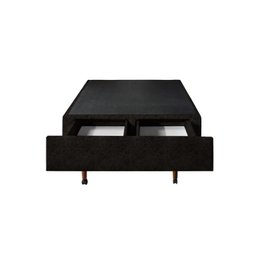 Base Box Queen com Sapateira 158x198x30cm  Suede Marrom - 5