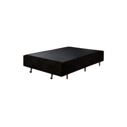 Base Box Queen com Sapateira 158x198x30cm  Suede Marrom - 3