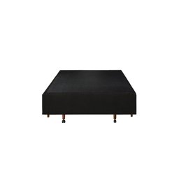 Base Box Queen com Sapateira 158x198x30cm  Suede Preto - 6