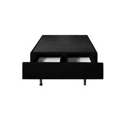 Base Box Queen com Sapateira 158x198x30cm  Suede Preto - 5
